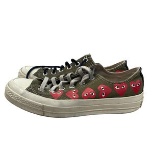 Converse Comme des Garcons Play Multi Heart Sneakers Women's 8